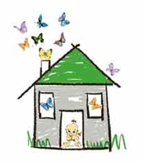 logo maison des papillons